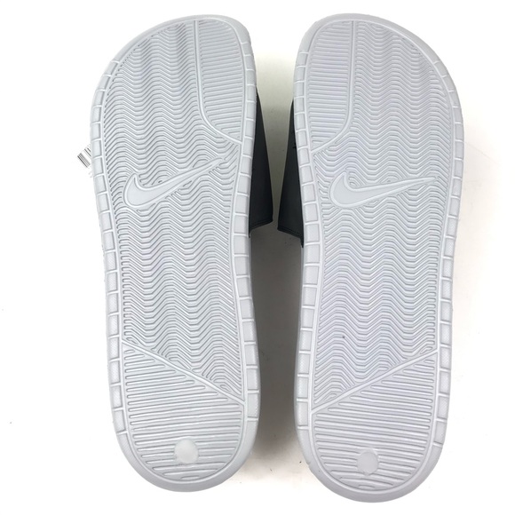 Men's Nike Benassi JDI Black Green Slides Size 17 - Picture 8 of 8